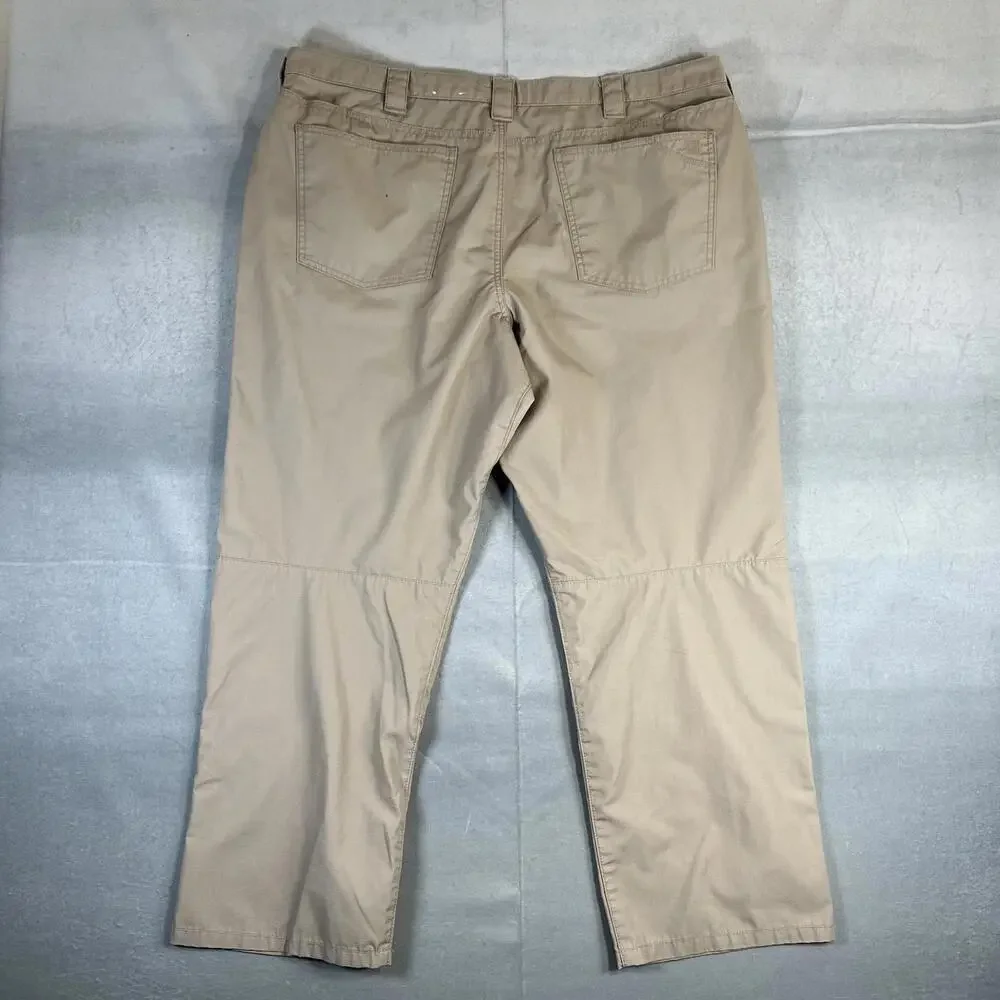 511 Tactical Taclite Pants Mens 42x30 Tan Jean Cut Double Knee Duty Force 74385